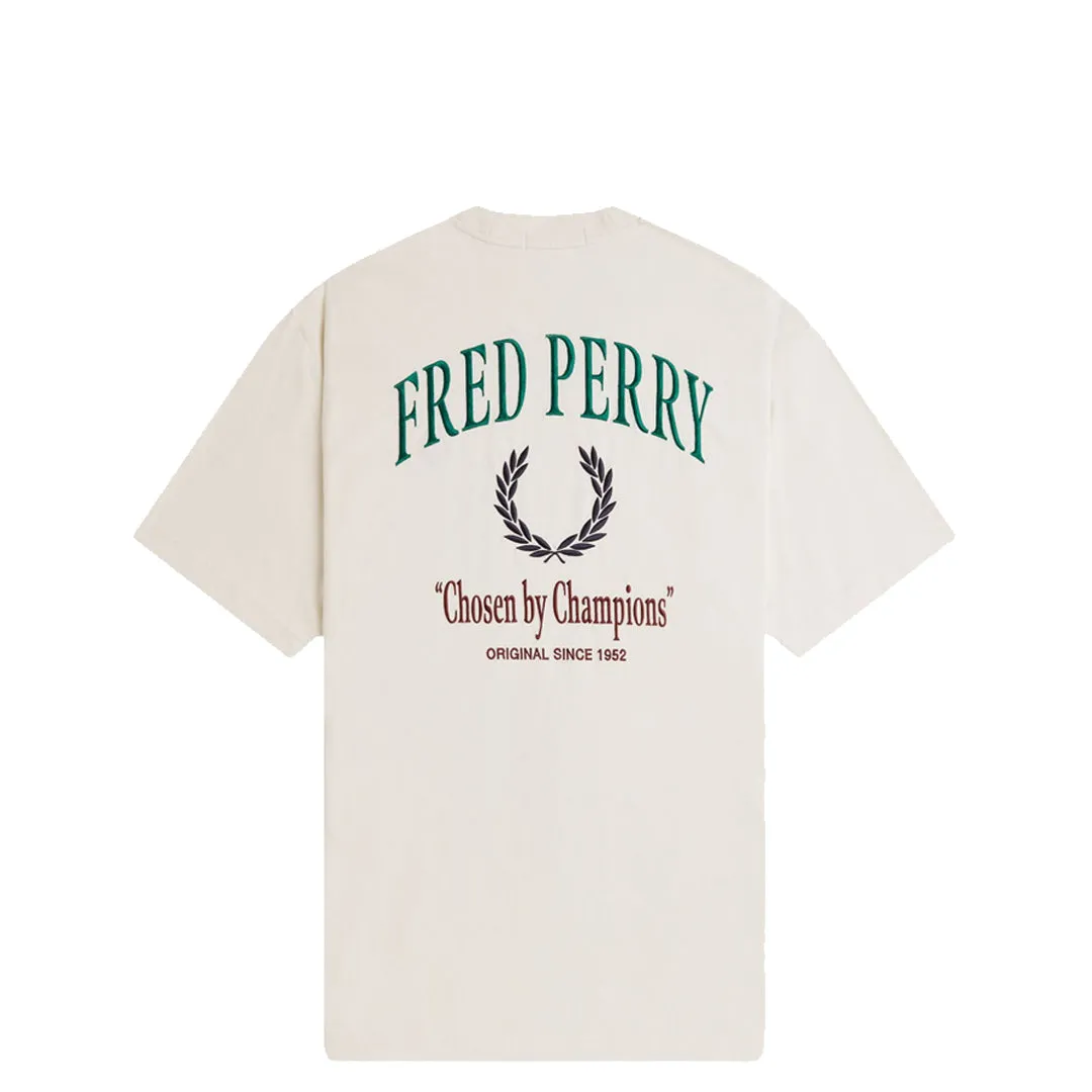 EMBROIDERED T-SHIRT ECRU