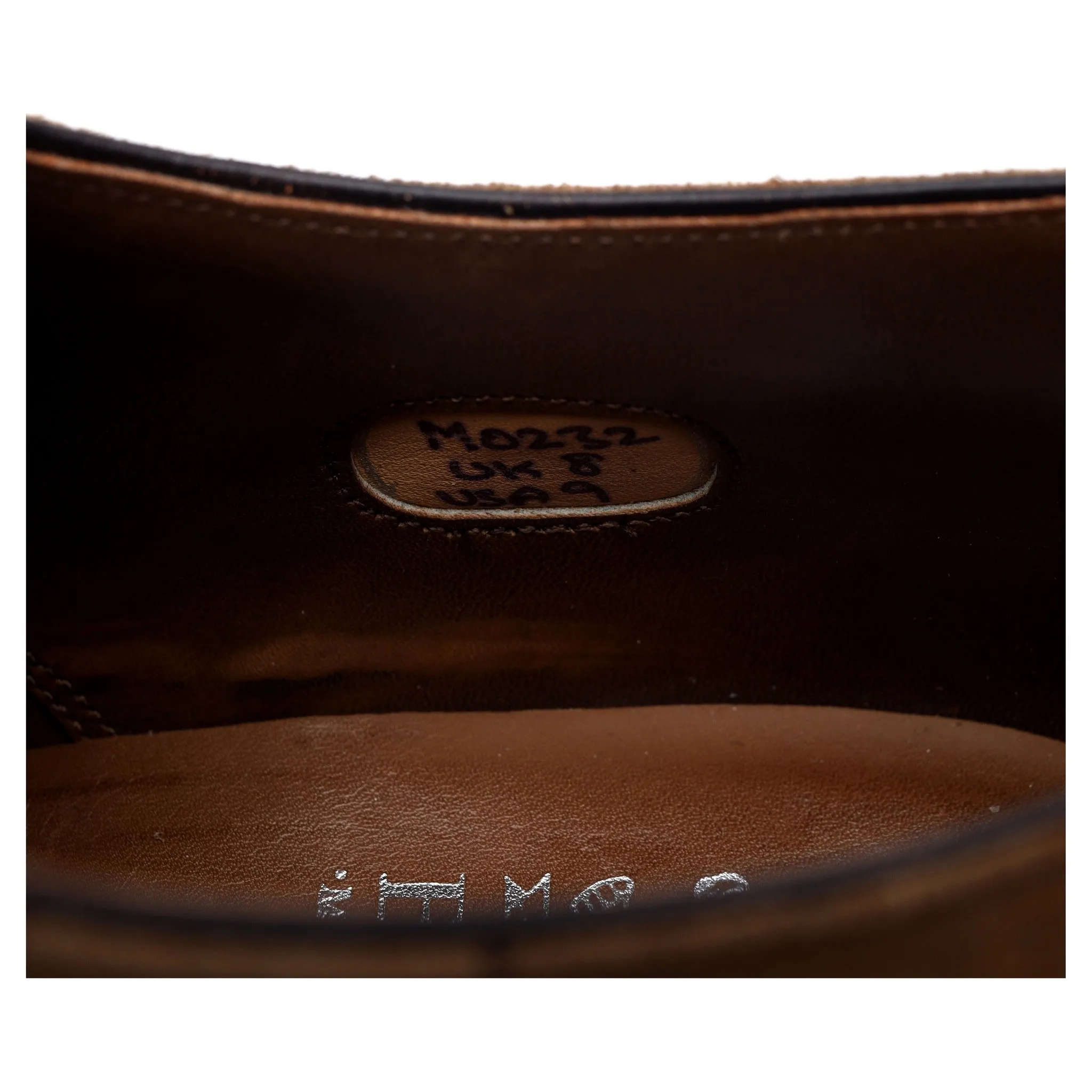 'M0232' Sand Brown Suede Derby UK 8 US 9