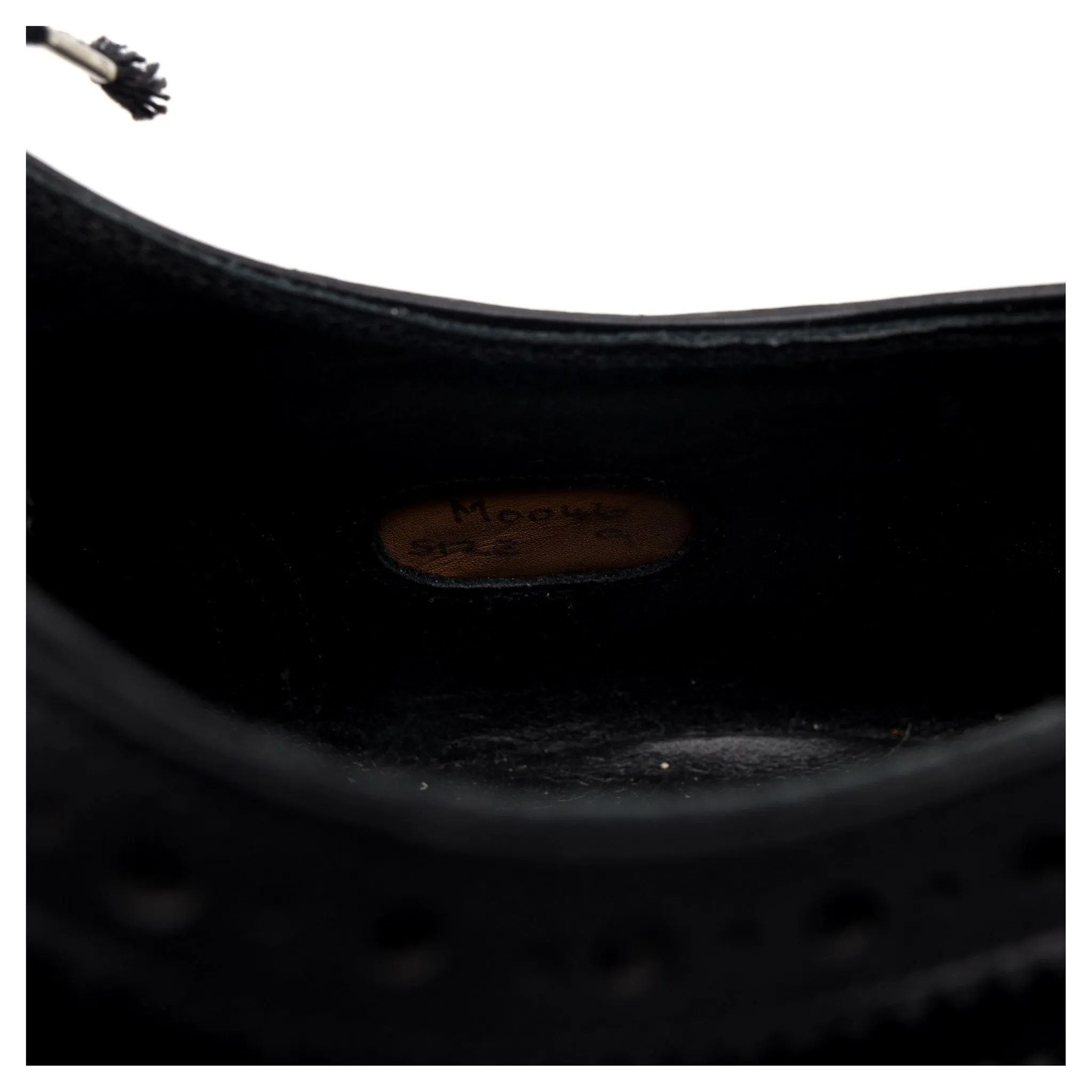 'Spectator' Black Leather Suede Brogues UK 8 US 9