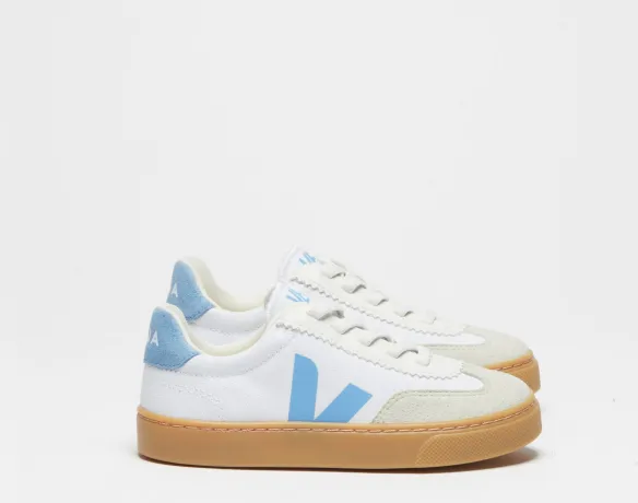 Veja Aqua White Elastic Sneaker