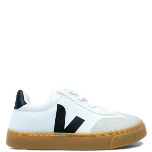 Veja White Black Elastic Sneaker